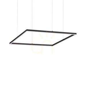 Lampa wisząca Ideallux Oracle Slim 259185 czarna LED 44W 3000K 70 cm