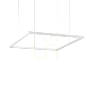 Lampa wisząca Ideallux Oracle Slim 259178 biała LED 44W 3000K 70 cm