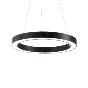 Lampa wisząca Ideallux ORACLE 222110 LED 35W czarna 70 cm
