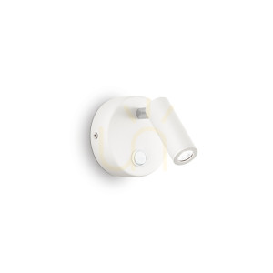 Kinkiet Ideallux Page biały LED 3W 142586 ⌀9 cm