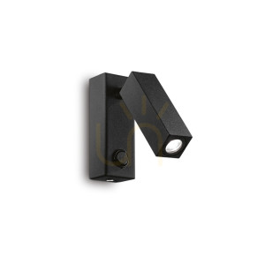 Kinkiet Ideallux PAGE czarny LED 3W 142241