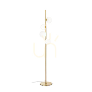 Lampa stojąca Ideallux Perlage 277967 biała 4xG9 164 cm