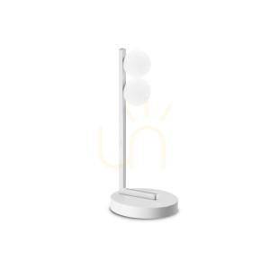 Lampa stołowa Ideallux Binomio 328294 biała LED 6W 2-punktowa 15x35 cm