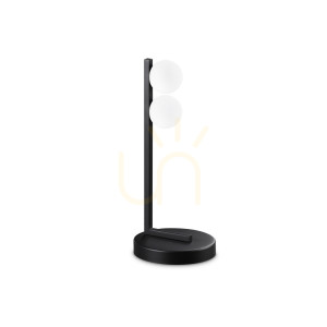 Lampa stołowa Ideallux Binomio 313320 czarna LED 6W 15 cm