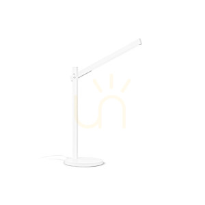 Lampa stołowa Ideallux Pivot 289168 biała LED 7W ściemnialna ⌀17 cm