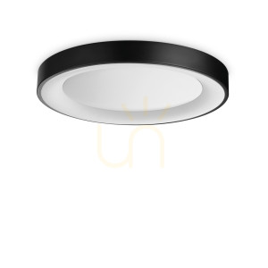 Plafon LED Ideallux Planet 328157 czarny 50 cm 25W