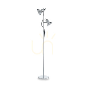 Lampa stojąca Ideallux POLLY chrom 2xE27 154 cm 061122