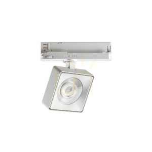 Lampa do szynoprzewodu Ideallux POV biała 22W 296364 ⌀16,2 cm