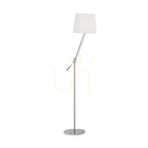 Lampa stojąca Ideallux REGOL 014609 biała E27 1x60W 163 cm