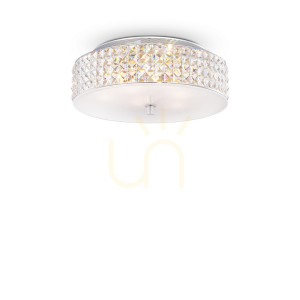 Plafon Ideallux Roma chrom G9 6x40W 40 cm 000657