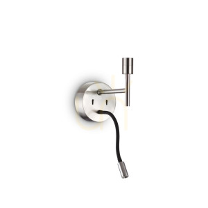 Kinkiet Ideallux SET UP 259833 nikiel LED GU10 2-punktowy 10,5 cm