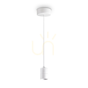 Lampa wisząca Ideallux SET UP 260013 biała E27 1x42W 4,5 cm