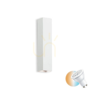 Kinkiet Ideallux LOOK 126883 biały 2xGU10 28W aluminiowy