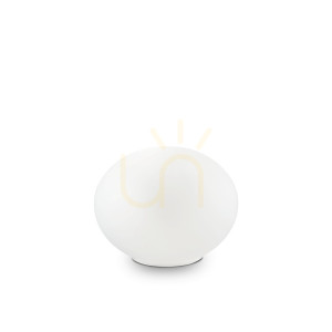 Lampa stołowa Ideallux Smarties 032078 biała szklana G9 14 cm