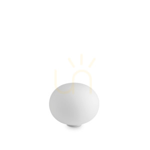 Lampa stołowa Ideallux SMARTIES biała szklana E27 40 cm 327914
