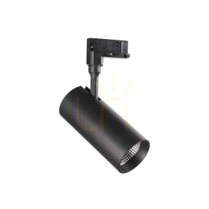 Lampa do szynoprzewodów Ideallux Smile 189703 czarna 30W LED 3000K⌀8 cm