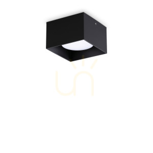 Plafon Ideallux SPIKE 317496 czarny GX53 1x15W 10 cm