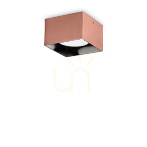 Plafon Ideallux SPIKE 328812 miedziany GX53 1x15W 10 cm