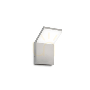 Kinkiet zewnętrzny Ideallux STYLE 322643 szary LED 8,5W 4000K IP54 ⌀10 cm