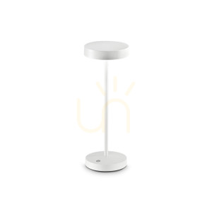 Lampa stołowa Ideallux Toffee 311715 biała LED 2W IP54 12 cm