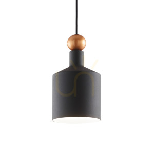Lampa wisząca Ideallux Triade szara 15 cm E27 221496