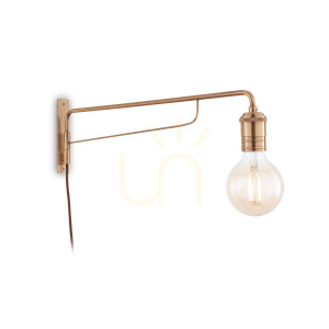 Kinkiet Ideallux Triumph mosiężny E27 1x42W 160214