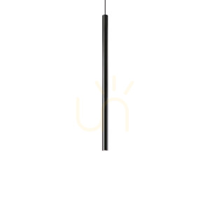 Lampa wisząca Ideallux LOOK czarna LED 11,5W 3000K 156699 ⌀6 cm