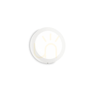 Plafon LED Ideallux Universal 138596 biały 12W 3000K 17 cm