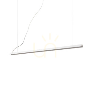 Lampa wisząca Ideallux V-LINE biała LED 20W 110 cm 275369