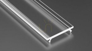 Klosz do profilu LED LUMINES PMMA BASIC V2 transparentny 3 m