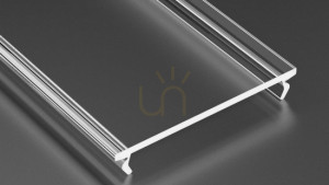 Klosz do profilu LED LUMINES WIDE PMMA transparentny 2 m