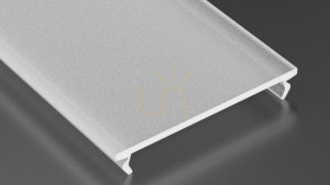 Klosz do profilu LED LUMINES WIDE PMMA FROST mleczny 2 m