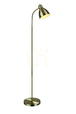 Lampa podłogowa Markslojd NITTA 105128 antyczna metalowa 1x60W