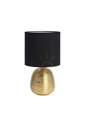 Lampa stołowa Markslojd OSCAR 107068 czarno-złota ceramiczna E27 1-punktowa