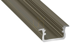 Profil LED LUMINES typ B inox anodowany 2 m