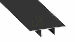 Profil LED LUMINES typ Plato czarny lakierowany 3 m