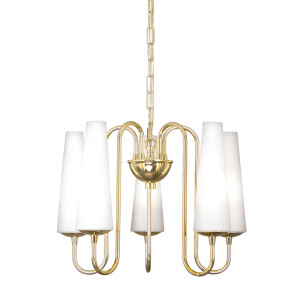 Lampa wisząca Zuma Line MAGNUM 1127 5 ZŁOTY