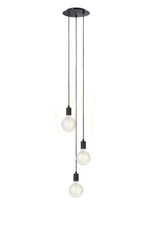 Lampa wisząca Markslojd SKY 3-punktowa czarna metalowa 106334
