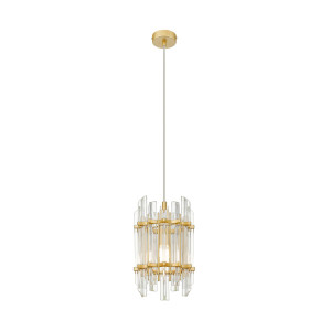 Lampa wisząca Zuma Line ALEXANDRIA P0556-01D-V7V7 ZŁOTA