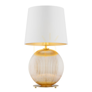 Lampa stołowa Argon Hamilton mosiądz E27 IP20 8534