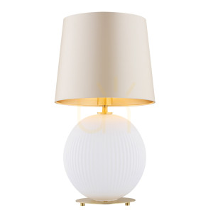Lampa stołowa Argon Hamilton biała E27 IP20 8544