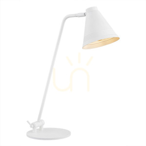 Lampa stołowa Argon Avalone biała stal lakierowana 8000