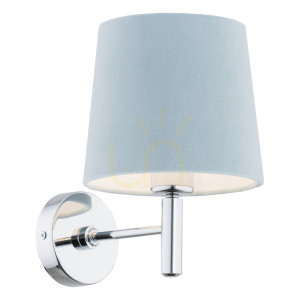 Kinkiet Argon Bolzano chrom błękitny 1xE27 IP20 3910