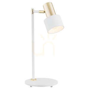Lampa stołowa Argon DORIA biała E27 IP20 4256