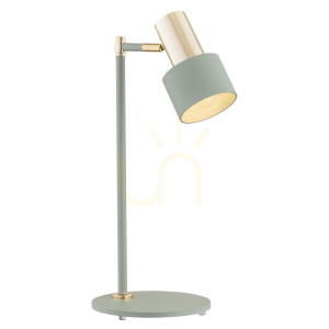 Lampa stołowa ARGON Doria mosiądz szałwia 4276