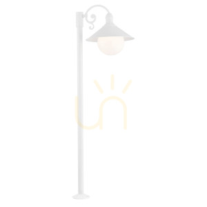Lampa Stojąca Zewnętrzna ARGON Erba Bis Biała IP44 3295