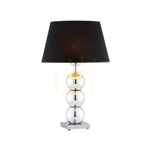 Lampa stołowa Argon Fudżi czarna chrom E27 IP20 3622