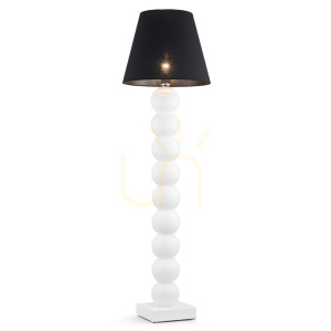 Lampa podłogowa ARGON Fudżi czarna 3658 E27 IP20