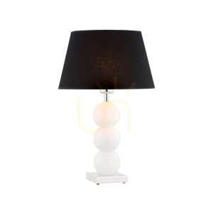 Lampa stołowa Argon Fudżi biała 3624