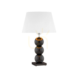 Lampa stołowa Argon Fudżi biała szkło chromowana 4058